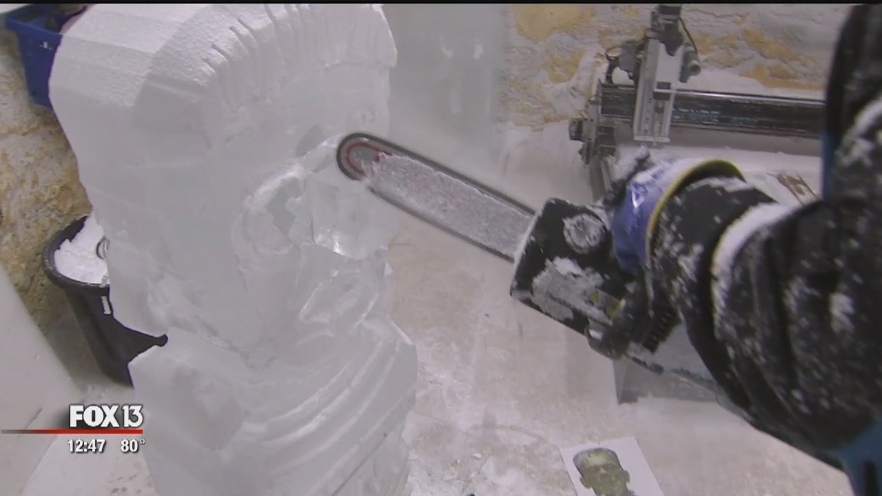 Ice Pro creates cool art pieces