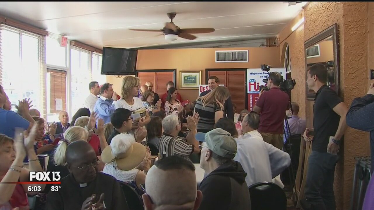 Gillum, DeSantis make final push for votes