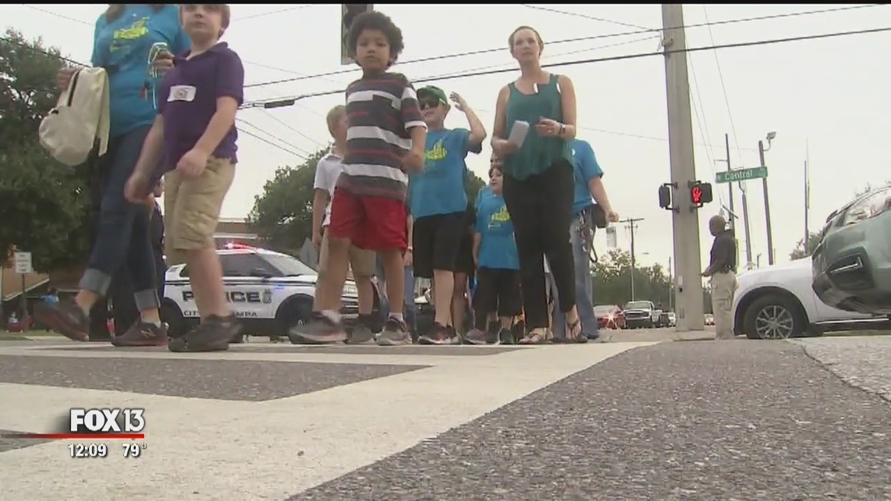Tampa students take walk toward success