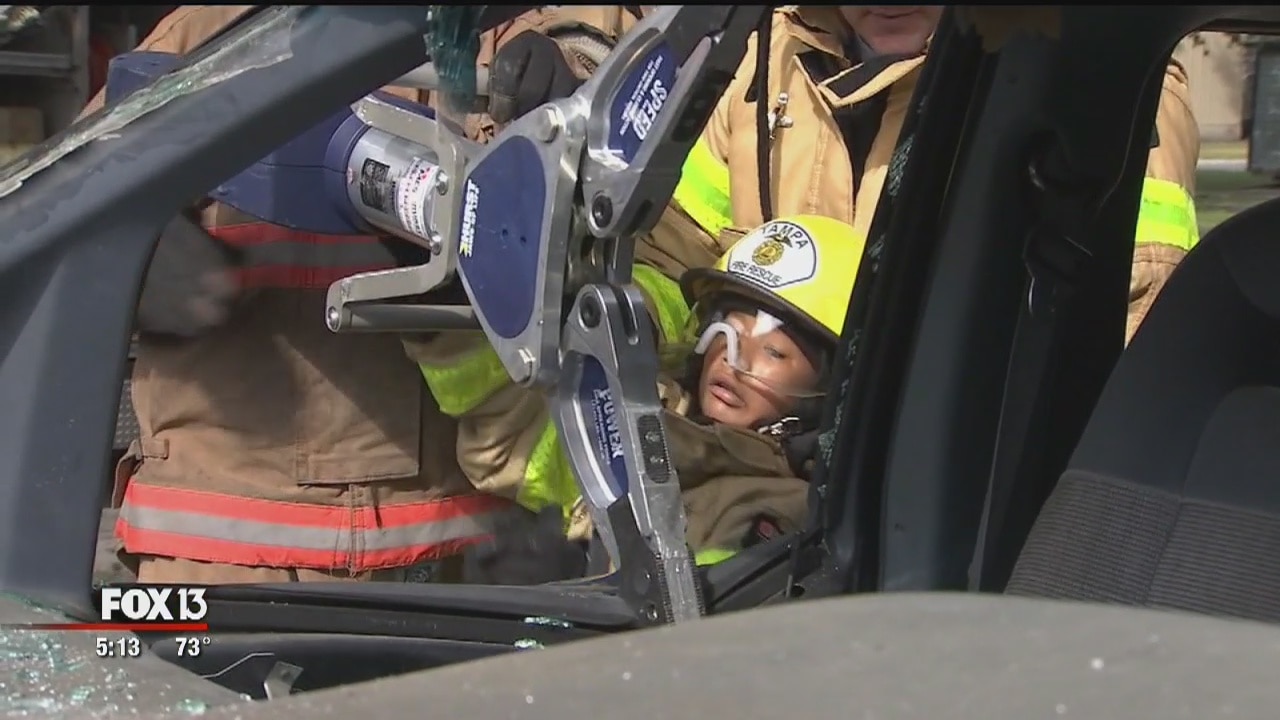 Wish kid becomes firefighter for a day