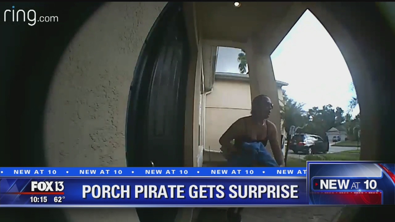 Porch pirate steals package filled with worms