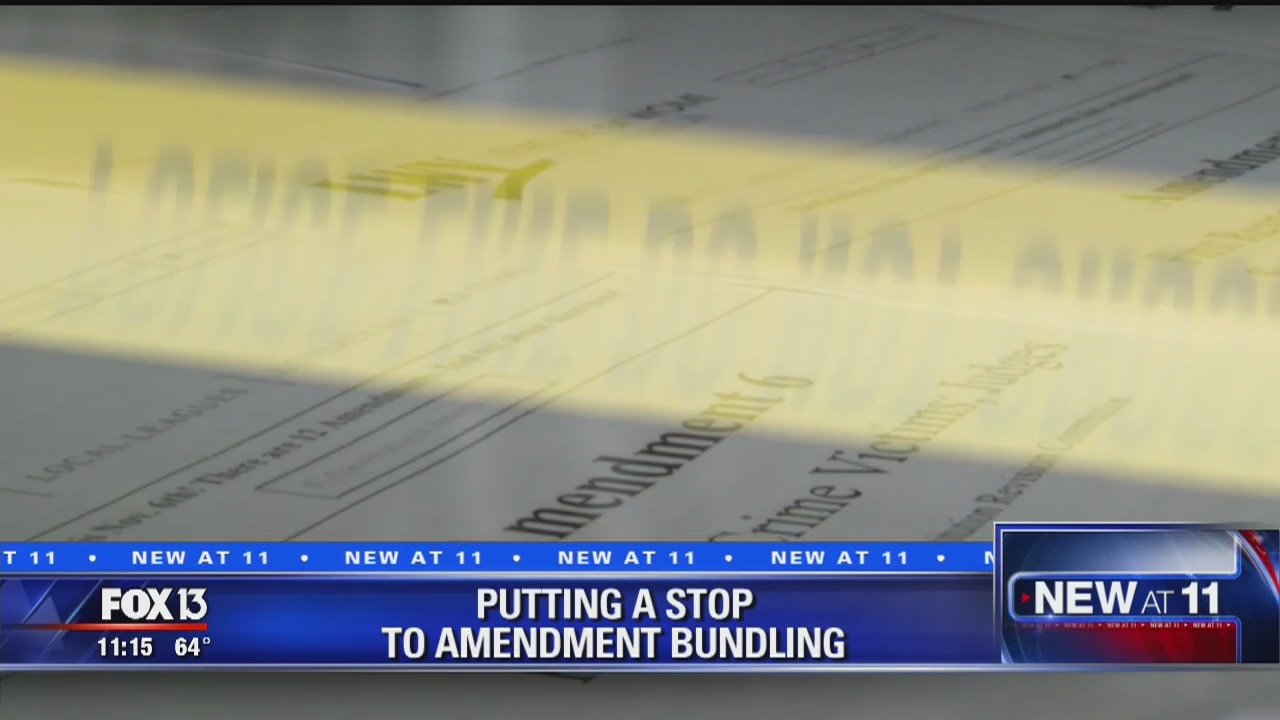 Lawmaker looks to ban amendment bundling