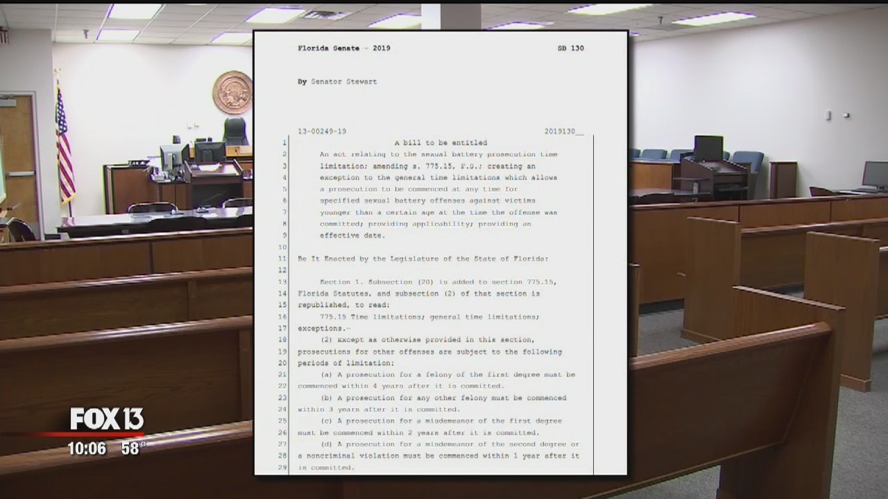 Bill proposes changes to rape case limitations