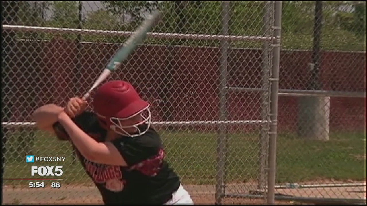 Inspirational softball player