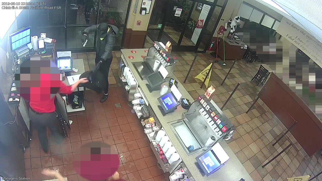 Surveillance video: Chick-Fil-A robbery