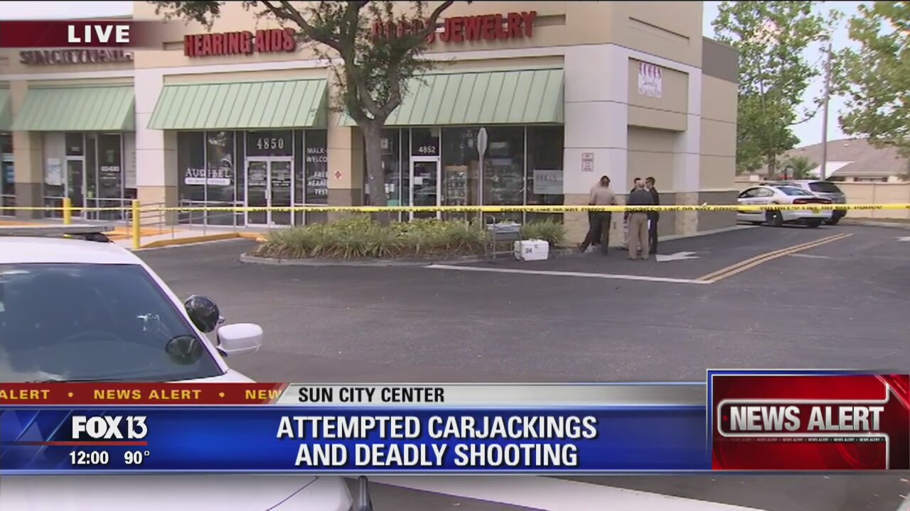 Armed carjacking suspect shot, killed in Sun City Center