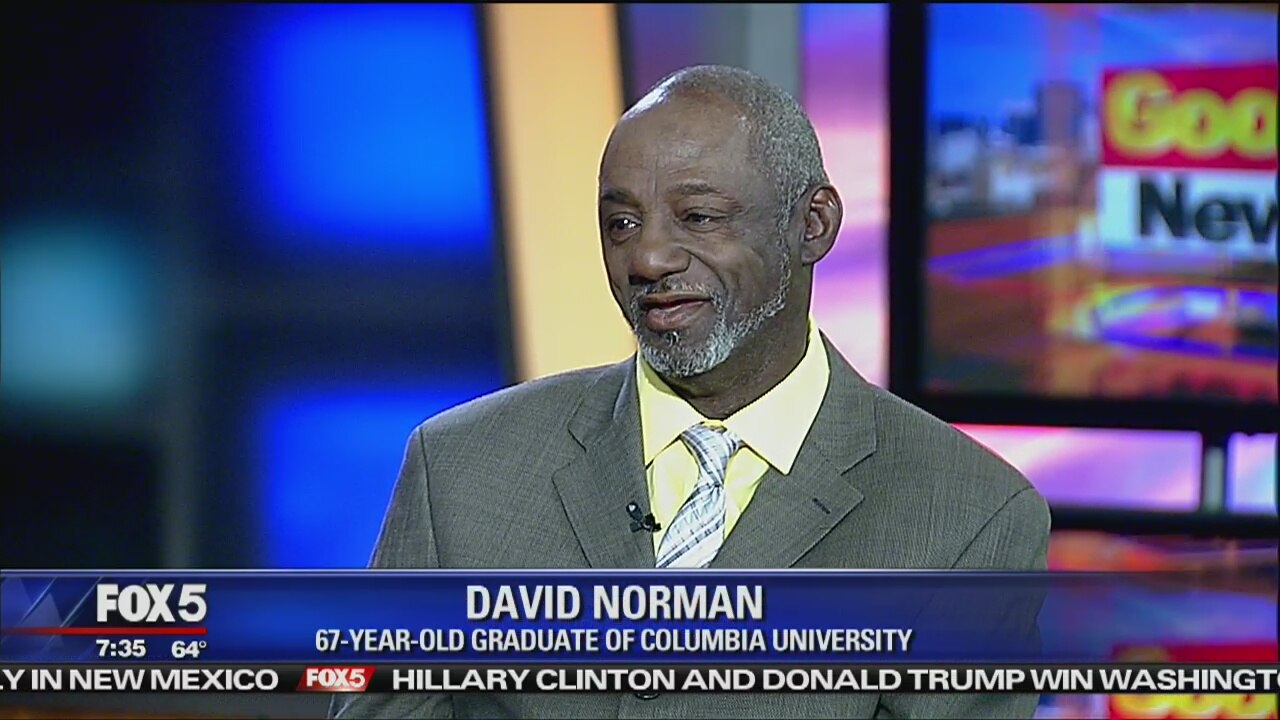 David Norman, 67, graduates from Columbia University