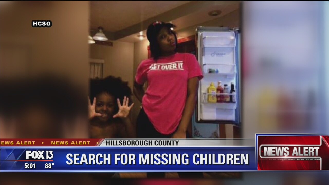 Alert for three missing kids