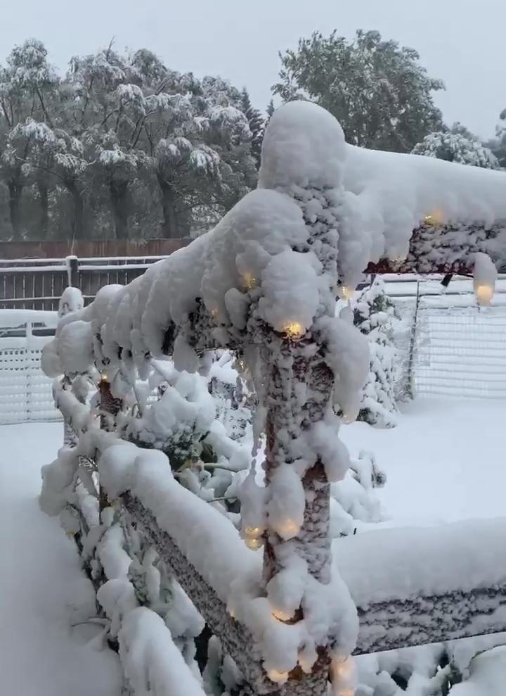 September snowfall in Montana
