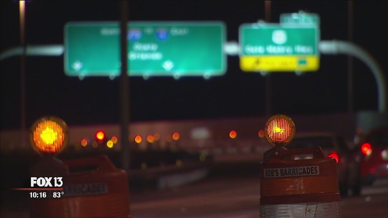 Lane closures, detours in Tampa confuse some drivers