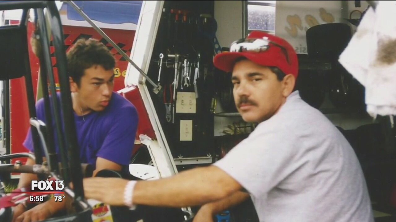 Go-cart racing is in the Garcia family