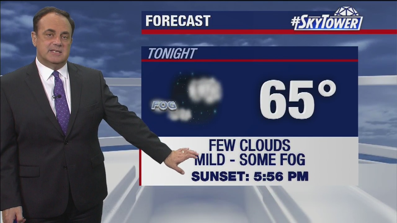 Wednesday evening weathercast