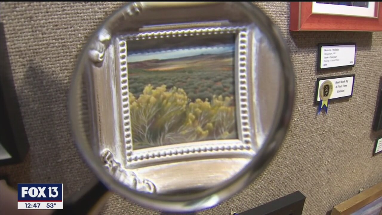 Dunedin has a huge exhibit of very small art