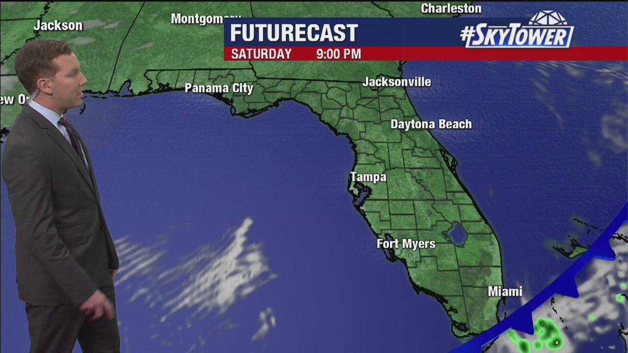 Friday afternoon weathercast