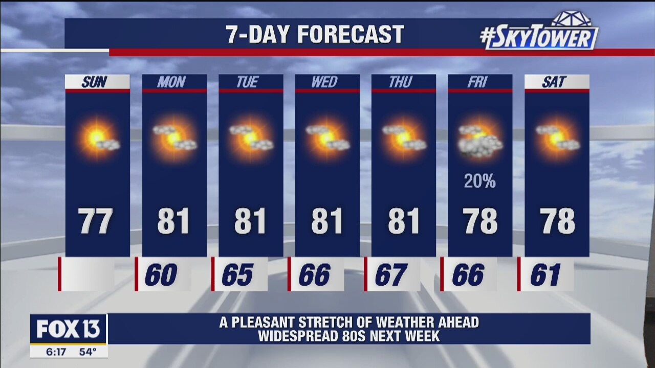 Sunday morning forecast