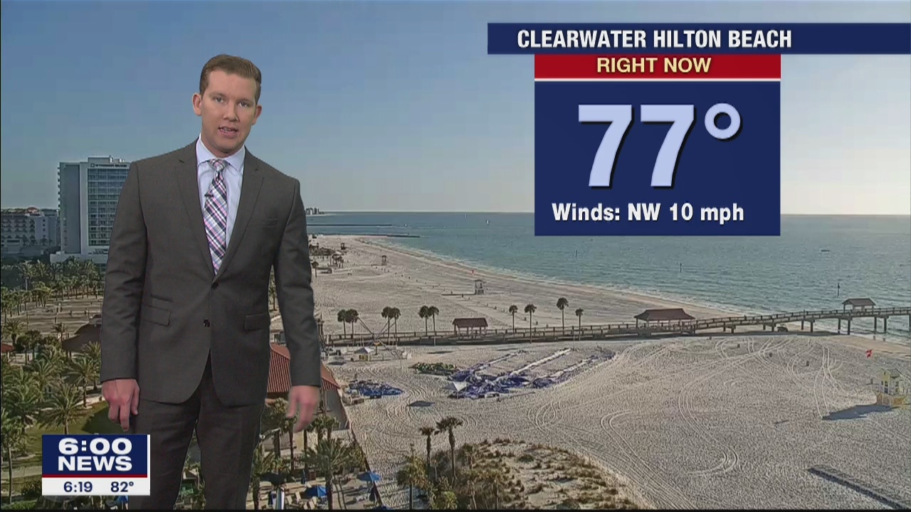 Saturday evening forecast