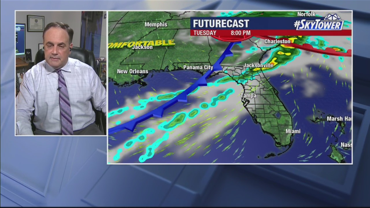Tuesday evening weathercast