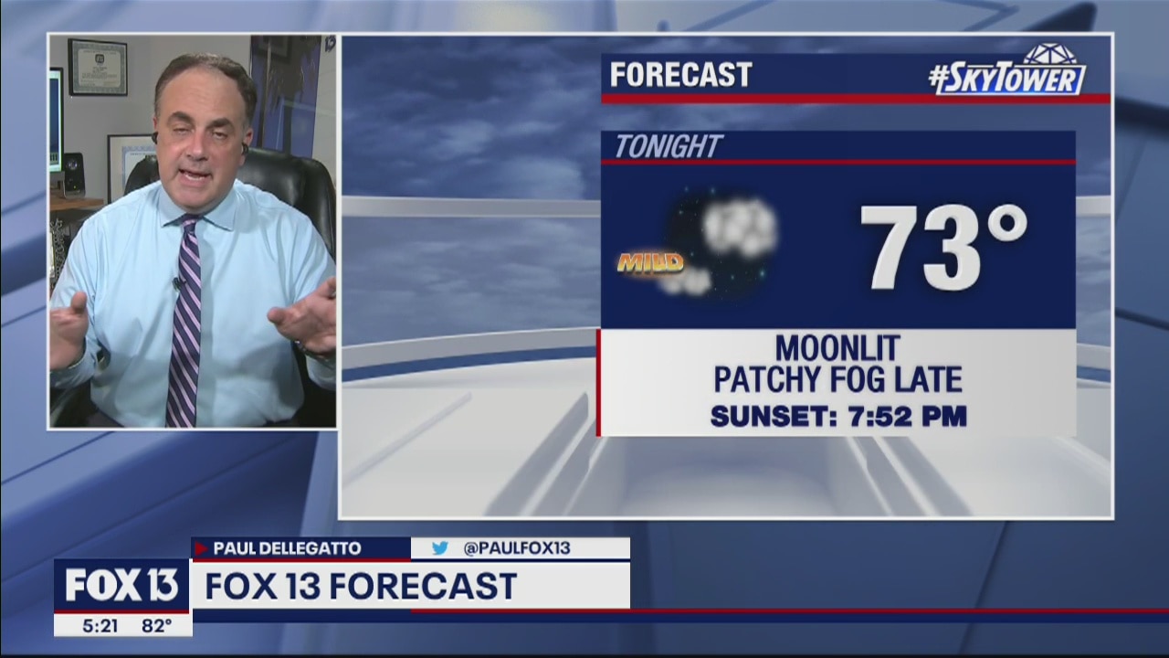 Wednesday evening weathercast