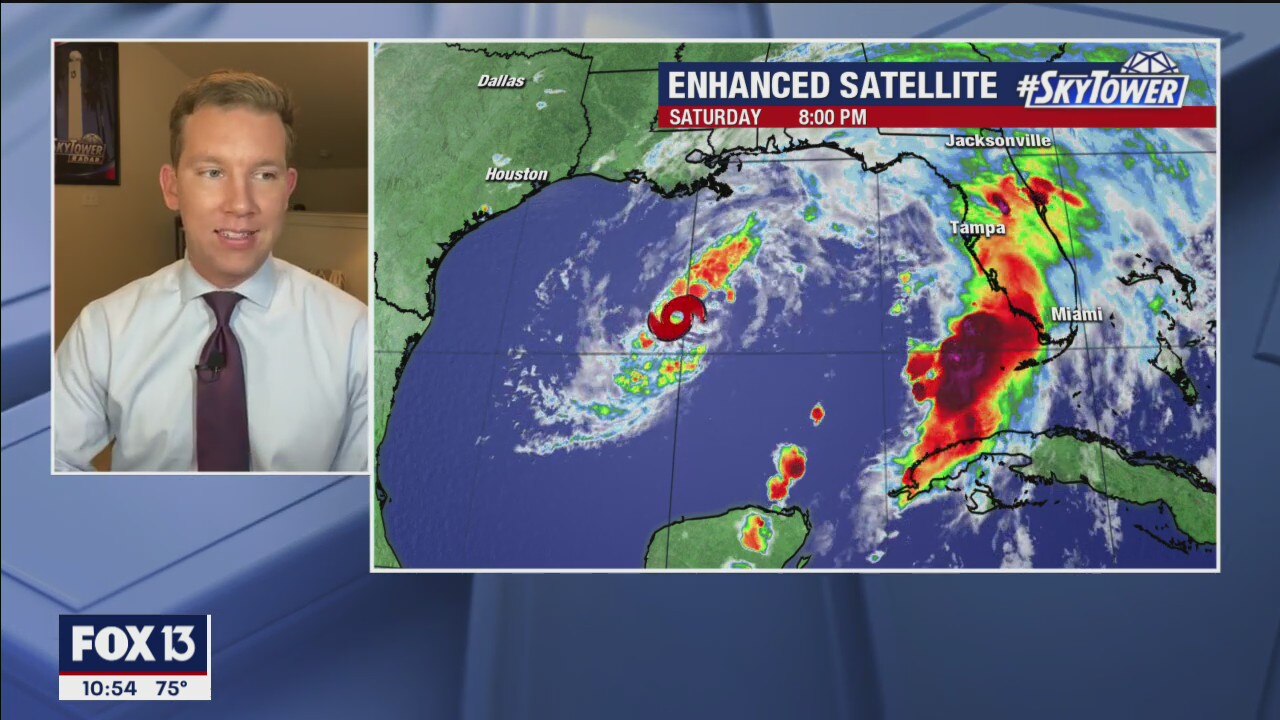 Saturday evening forecast