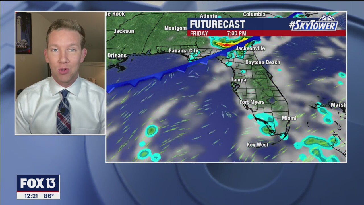 Friday afternoon forecast