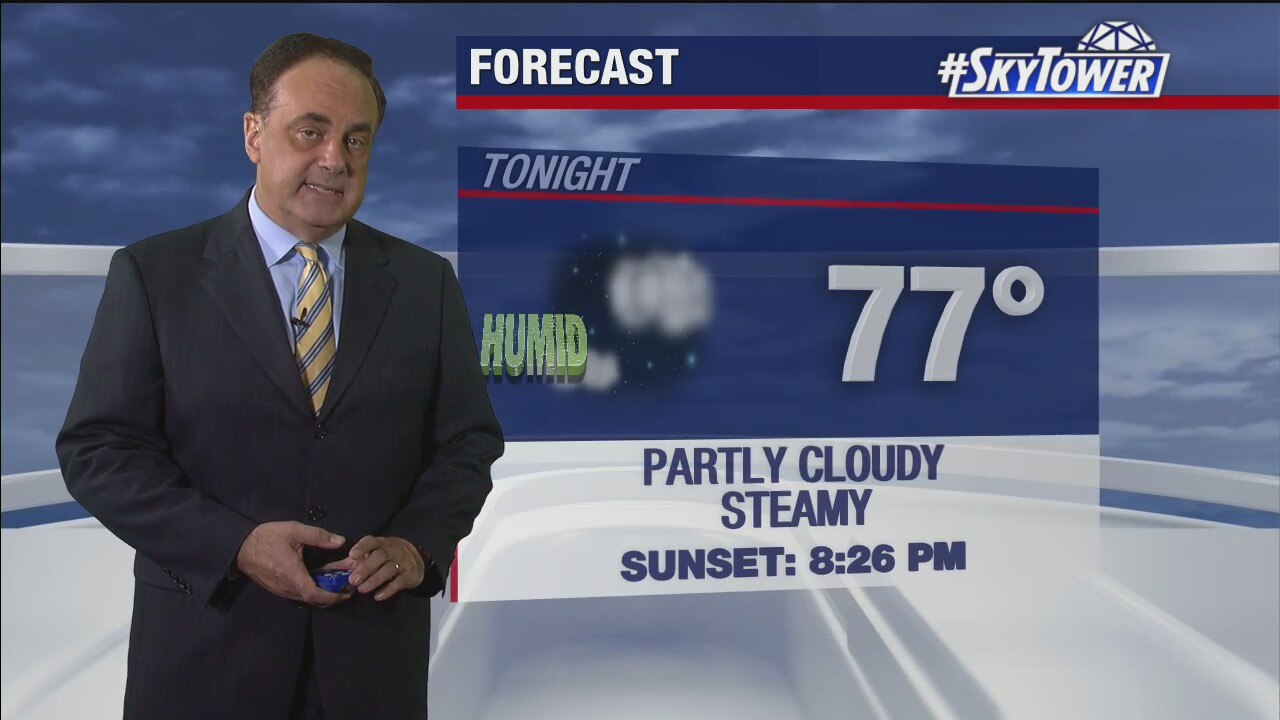 Tuesday evening weathercast