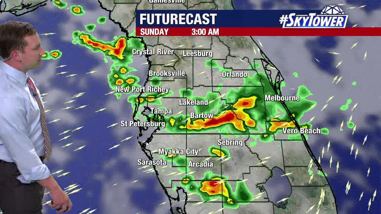 Saturday night forecast