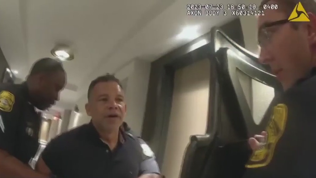 Body camera video with Miami-Dade police director