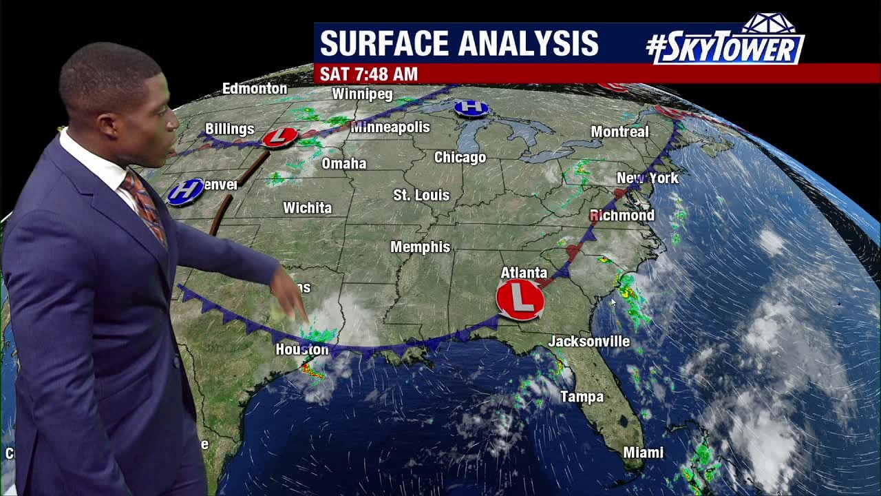 Saturday  night forecast