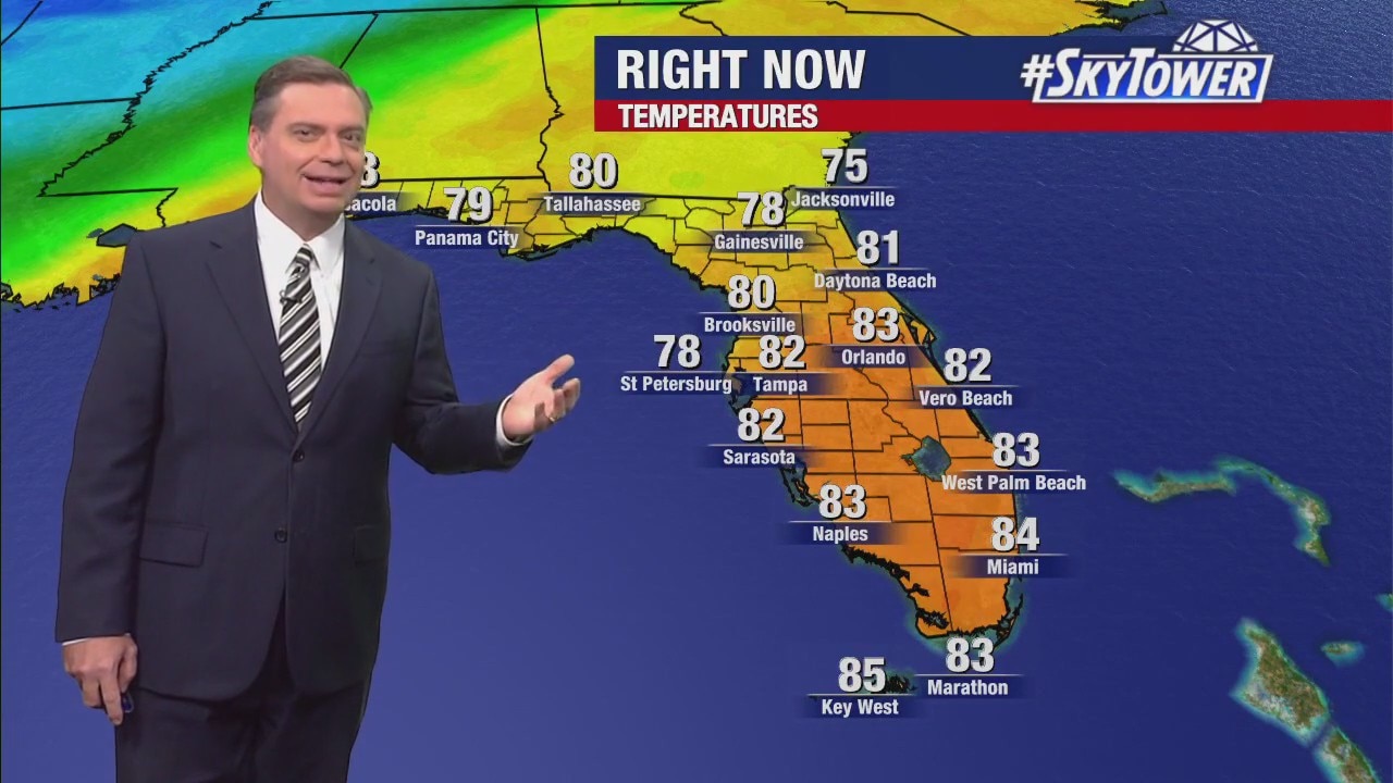 Monday afternoon forecast