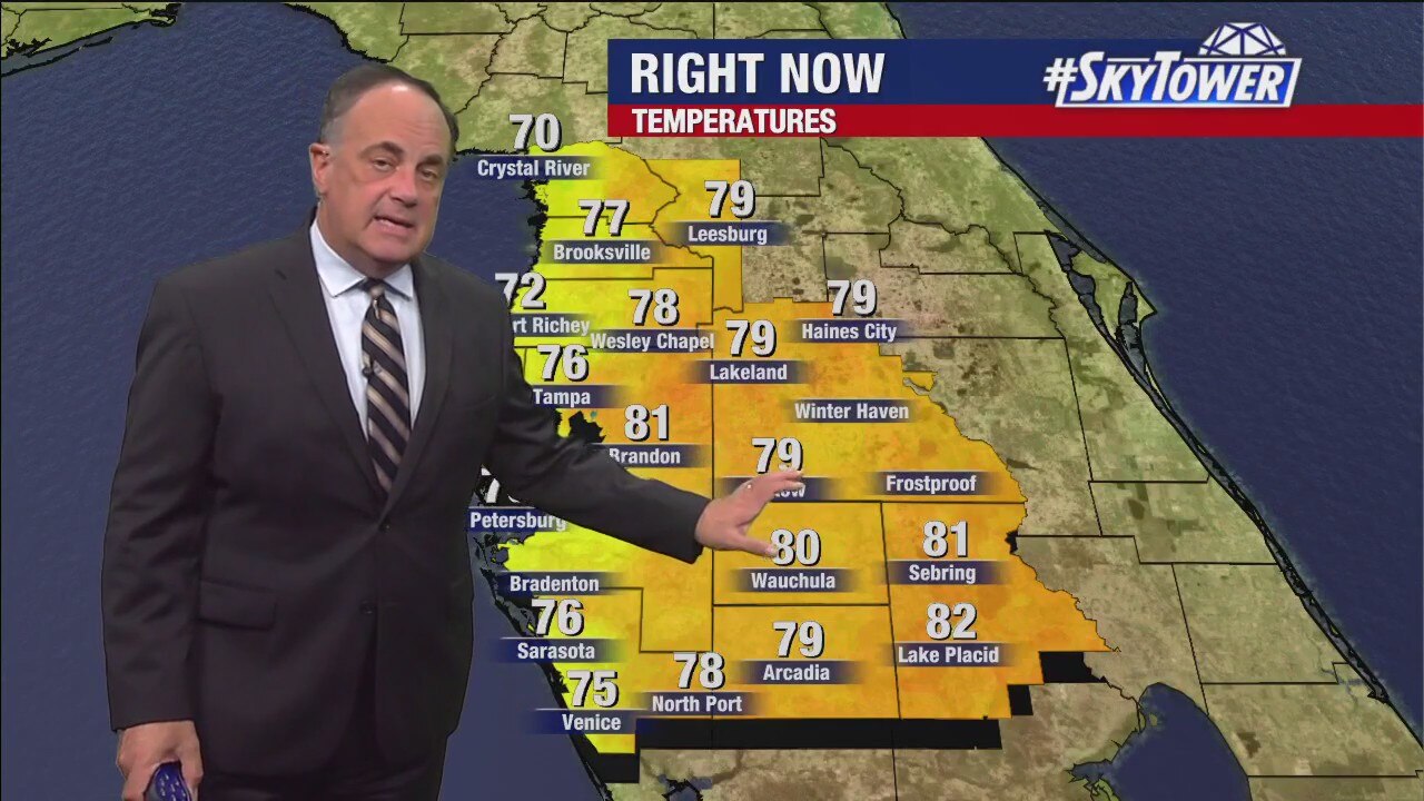 Monday evening forecast