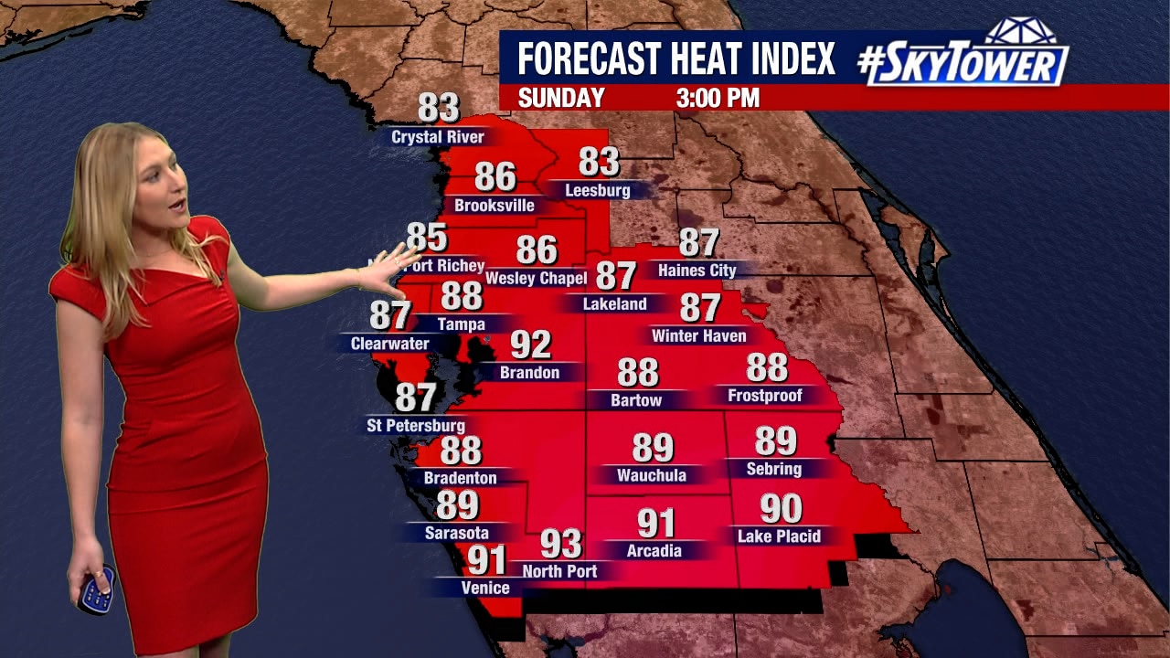 Saturday evening forecast