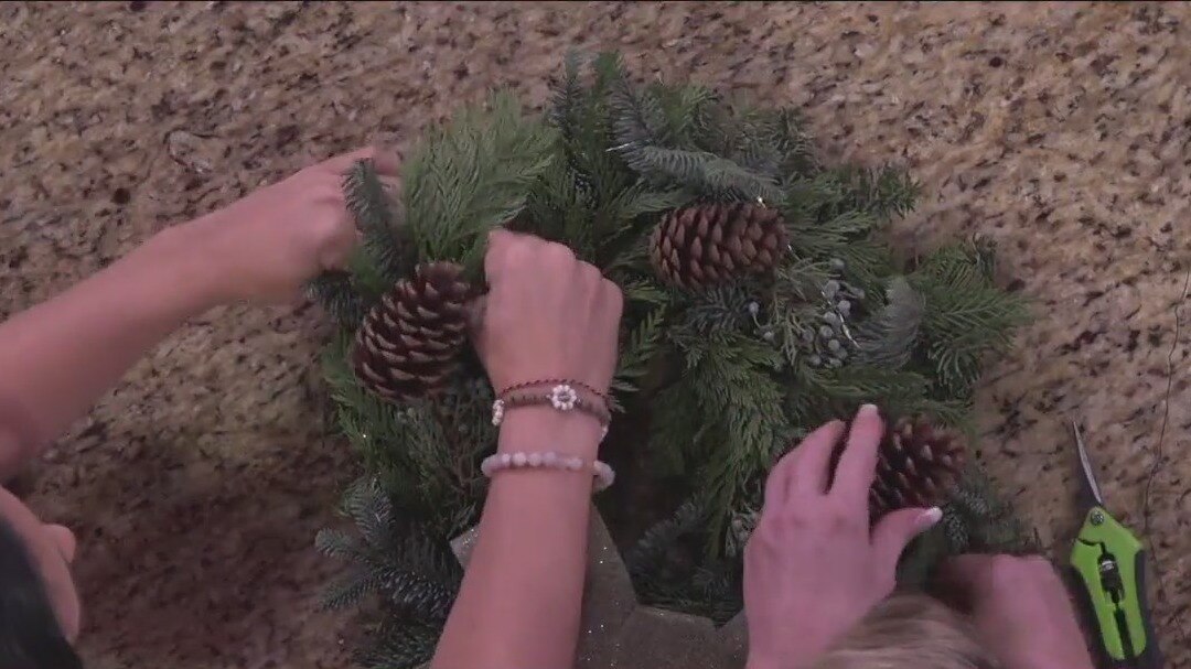 DIY holiday wreaths