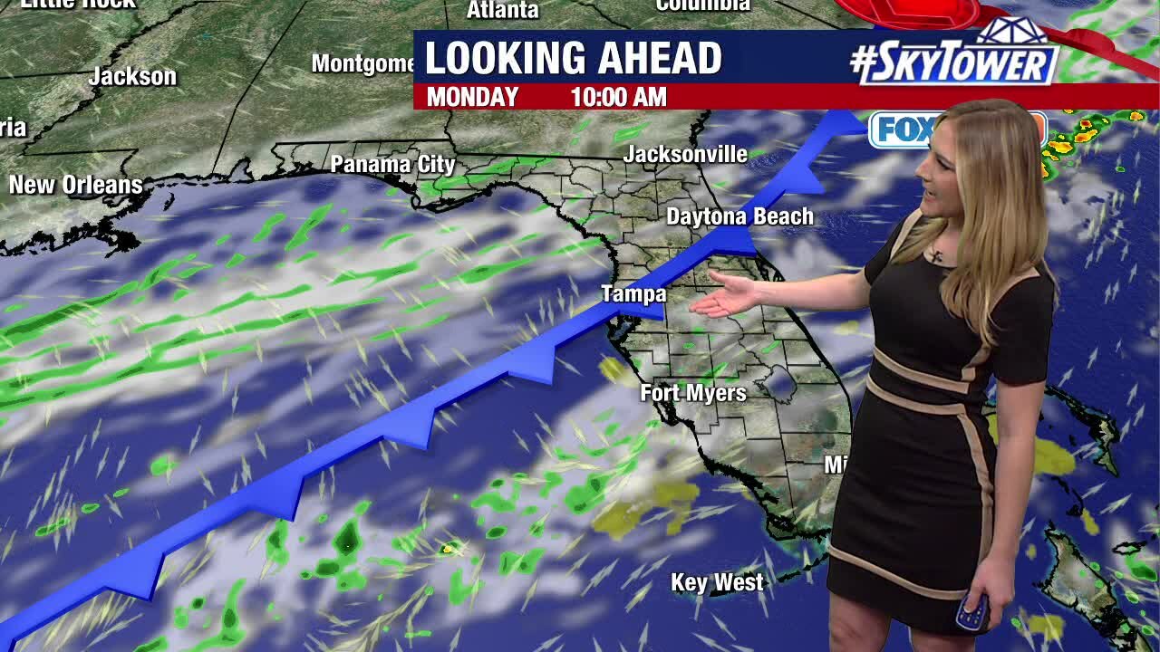 Sunday evening forecast