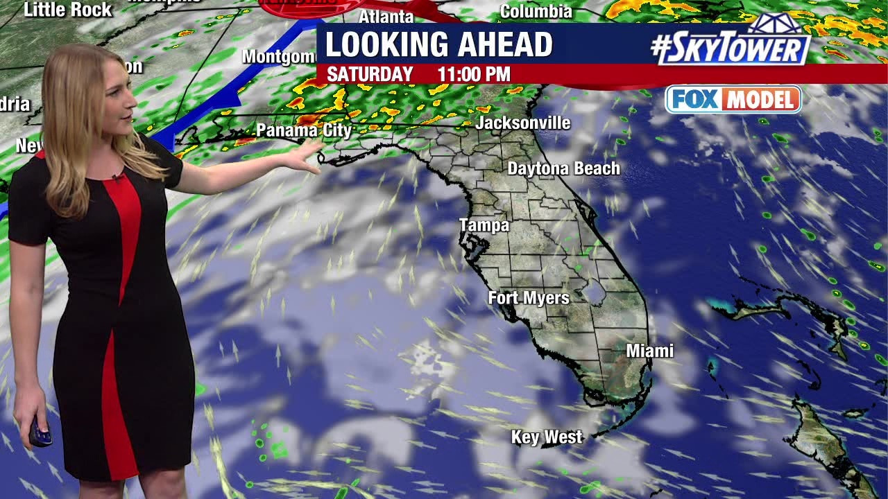 Saturday evening forecast