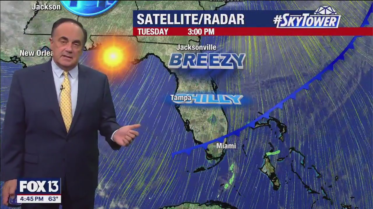 Tuesday evening forecast