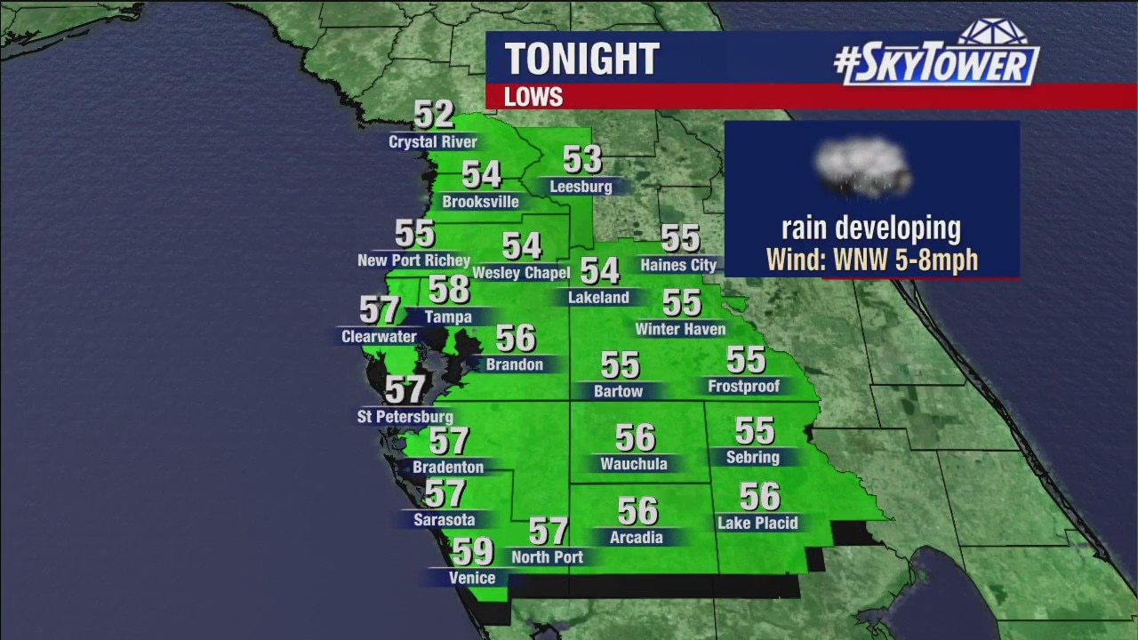 Chilly forecast for Tampa Bay | Dec. 27, 2023