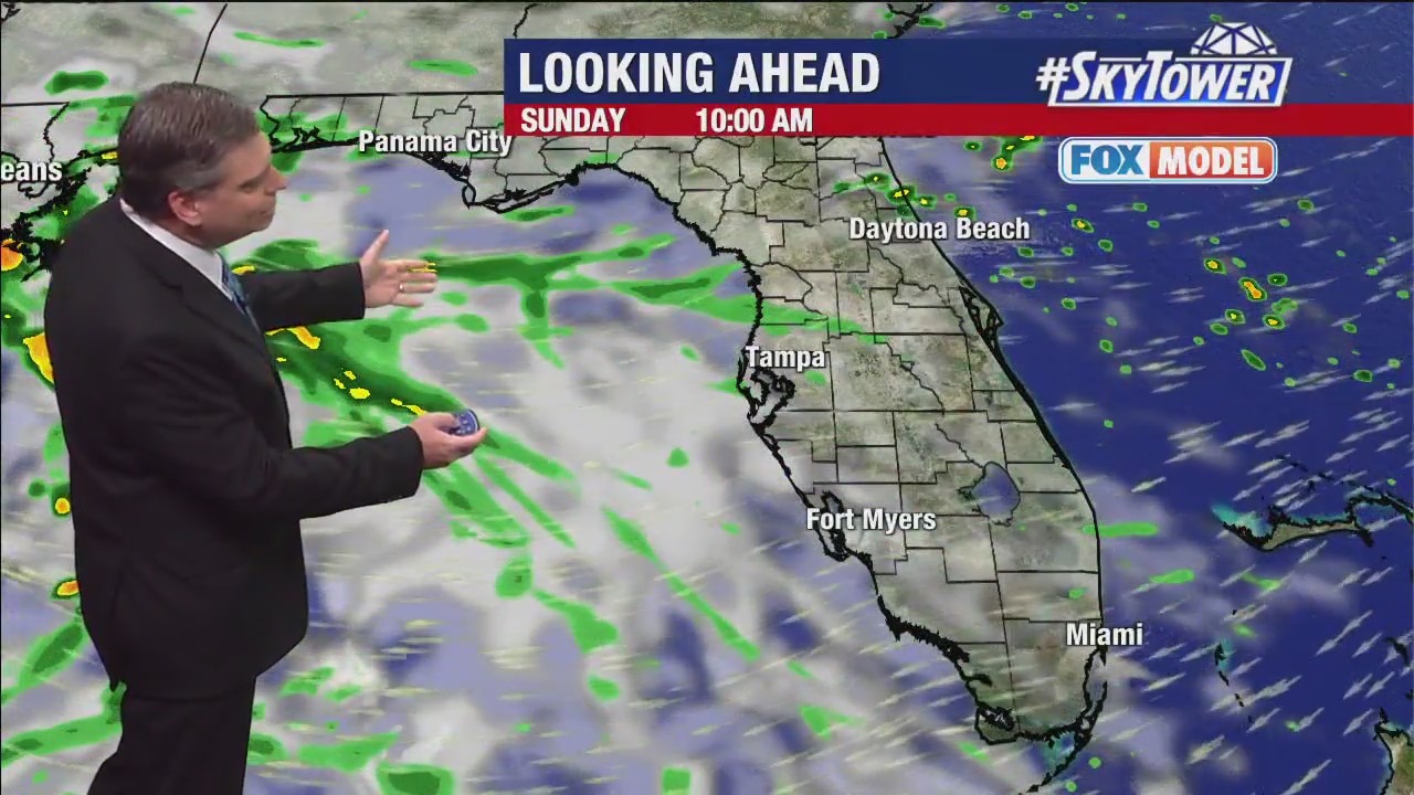 Friday evening forecast