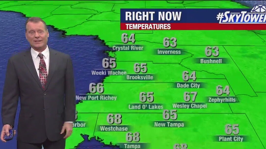 Tampa weather: Sunny skies on Jan. 24, 2024