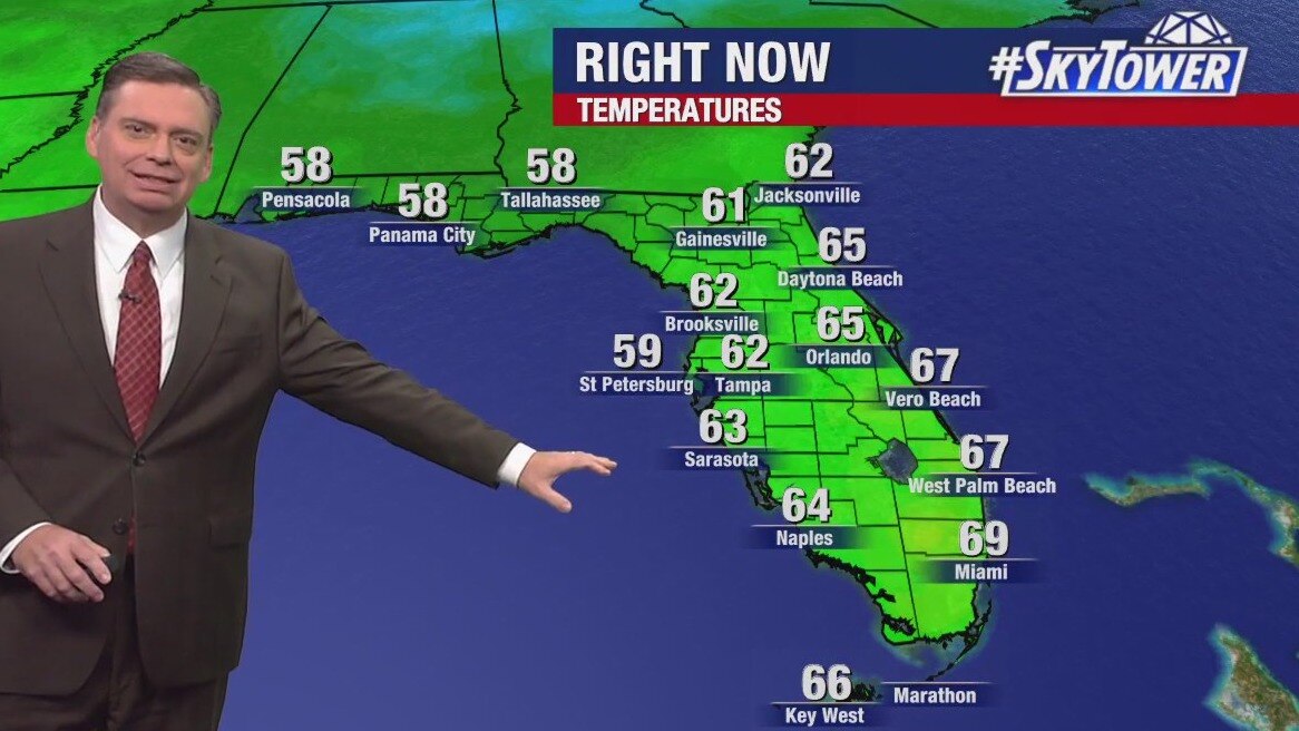 Tampa weather: Sunny skies on Jan. 30, 2024