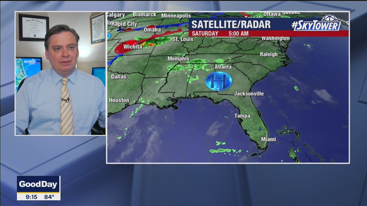 Saturday forecast