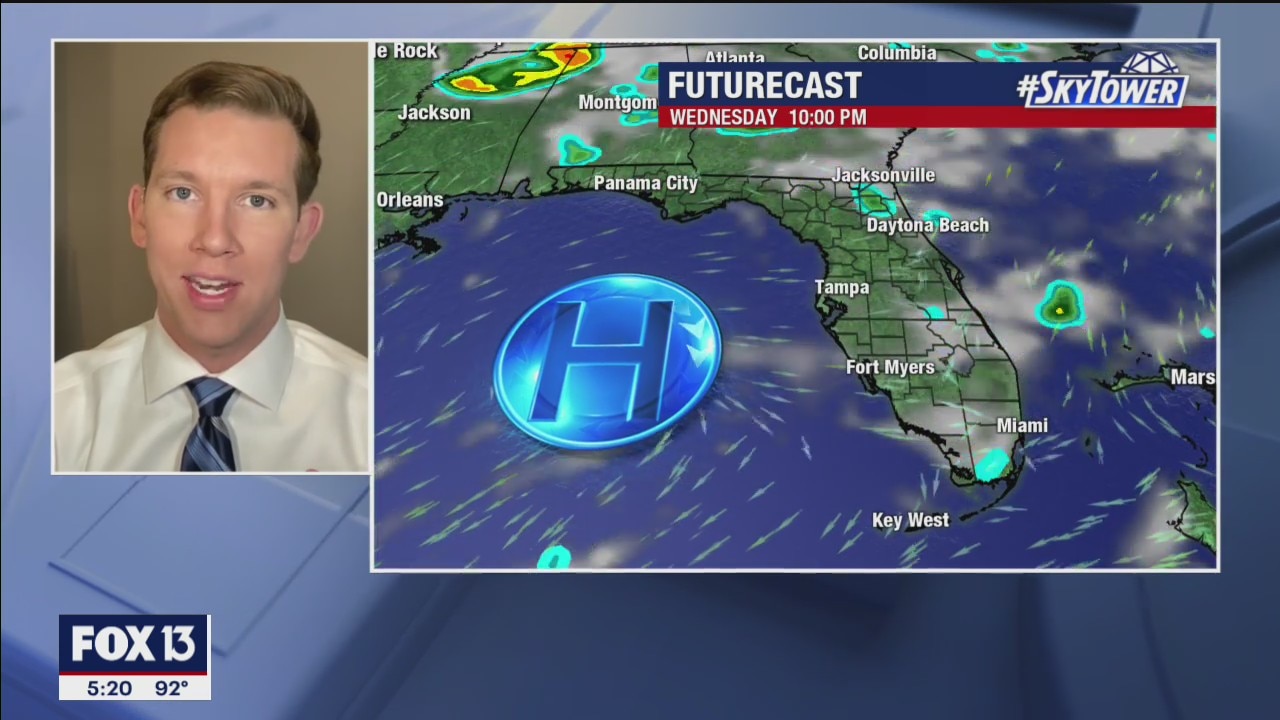 Tuesday evening weathercast