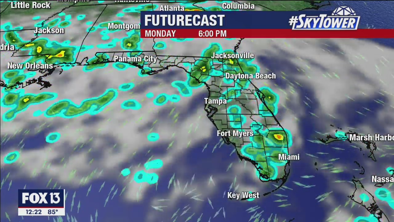 Monday Afternoon Forecast