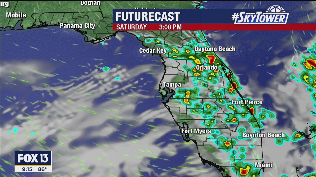 Saturday forecast