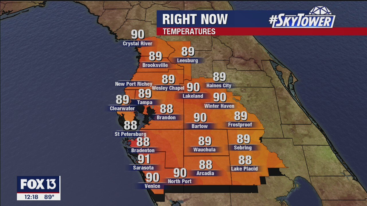 Monday Afternoon Forecast