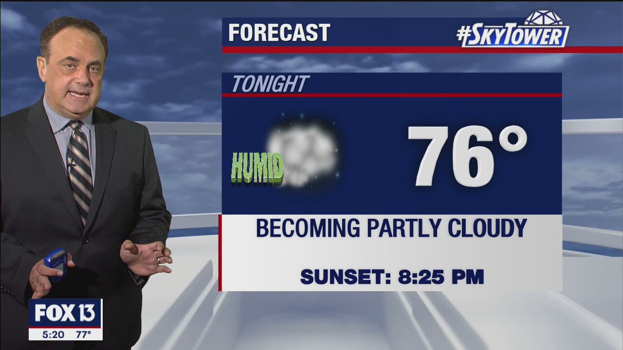 Thursday evening weathercast