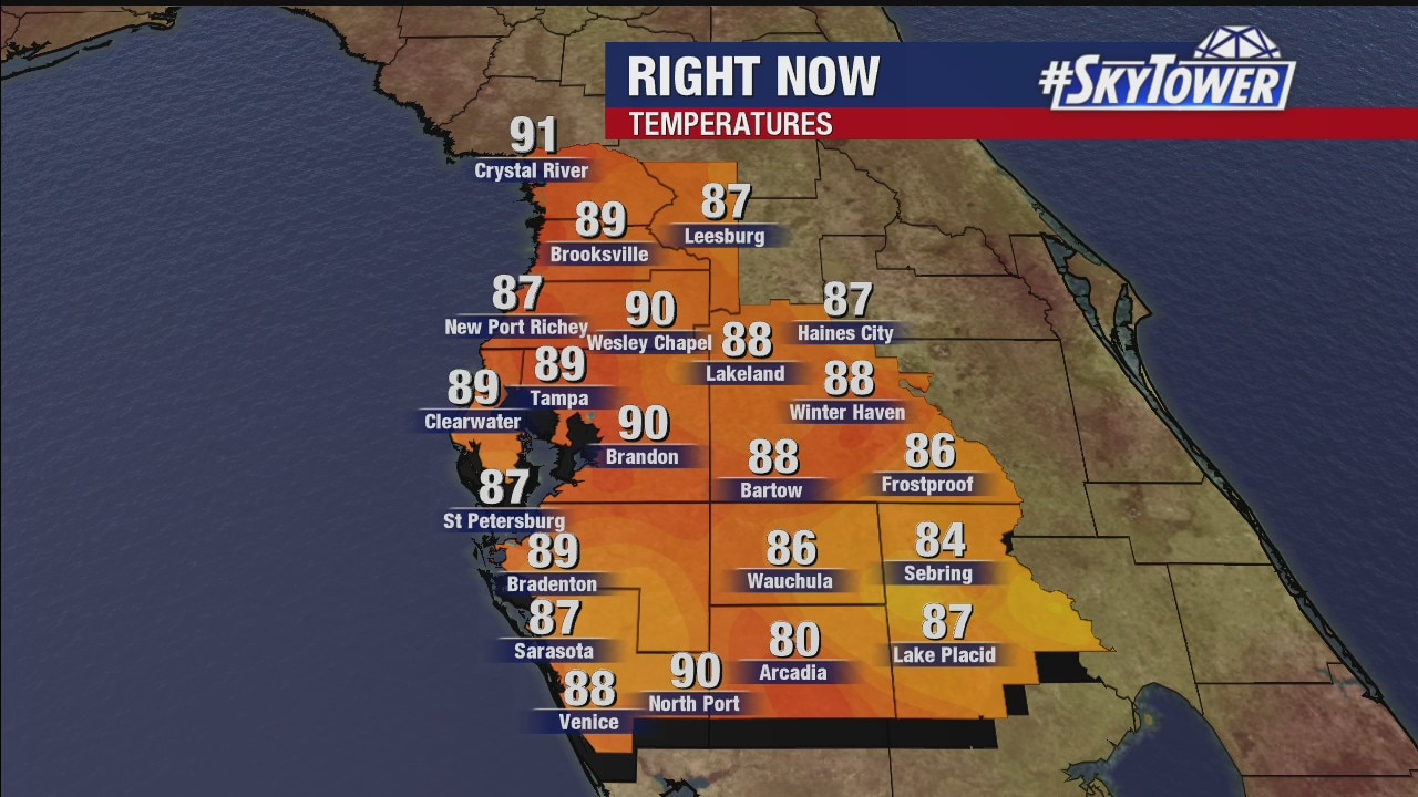 Wednesday Afternoon Forecast