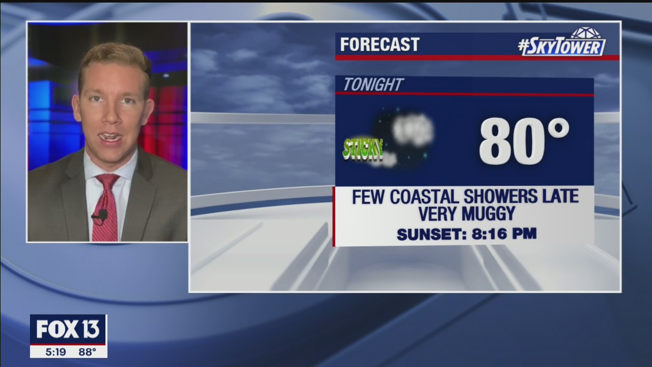 Thursday evening weathercast