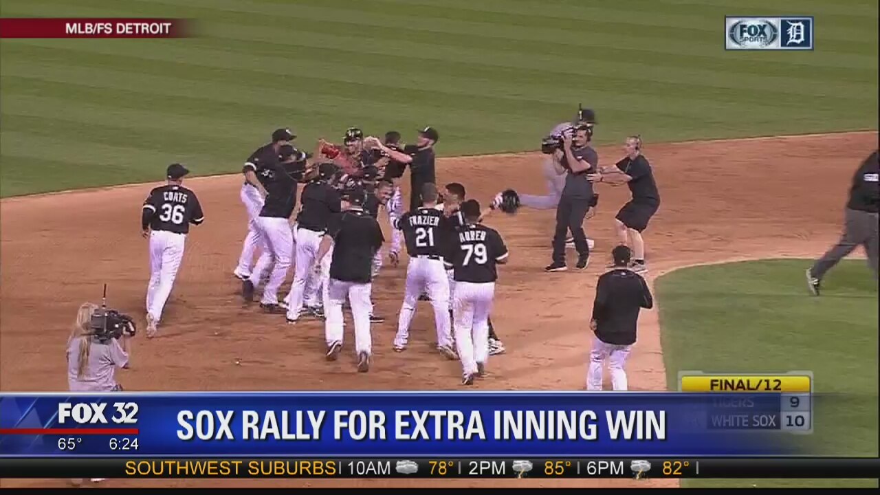 White Sox come back to beat Tigers in the 12th
