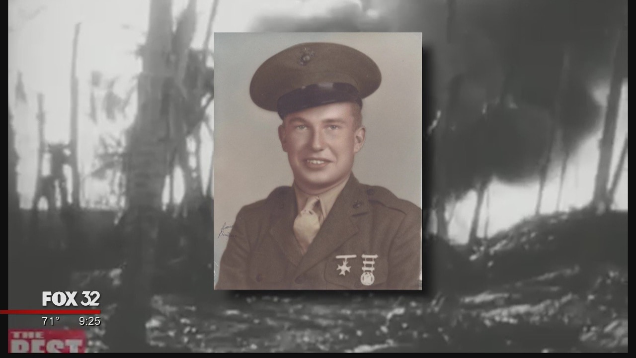 Body of Blue Island marine returns home after 73 years