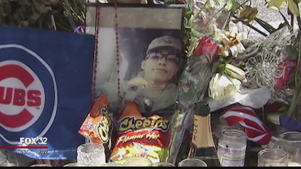 Family, friends of slain Army vet call for end to violence